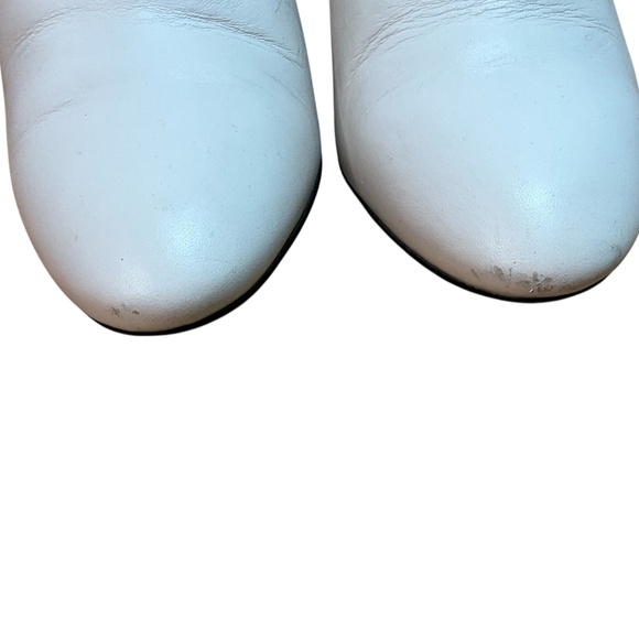 KURT GEIGER London Genuine Leather Heeled Cream Raylan Ankle Boot US Sz 9.5 - Picture 6 of 15